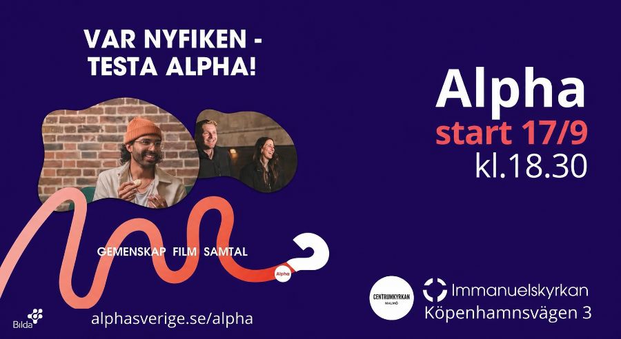 Alpha-kurs med Immanuelskyrkan